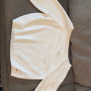Hollister Cream Sweater